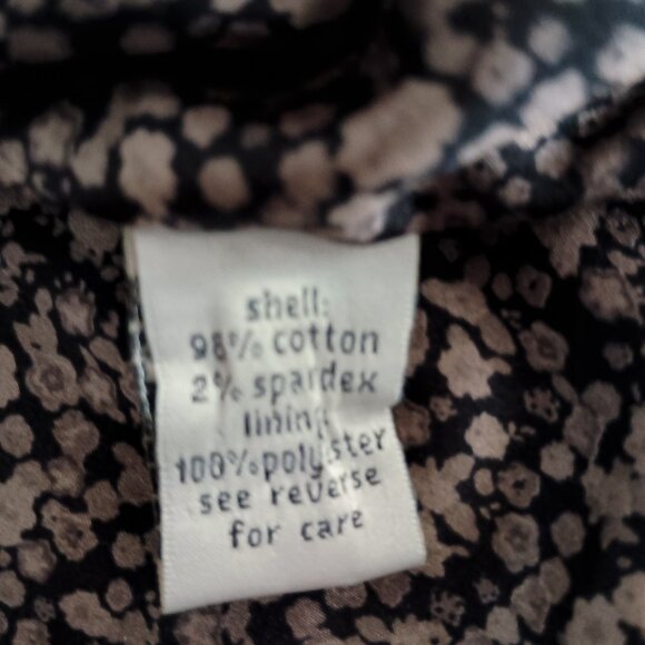 Tyler Boe Brown Corduroy Double Breasted Cropped Lined Jacket Women’s Size 8 - Picture 9 of 16